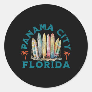 Panama City _5 Classic Round Sticker