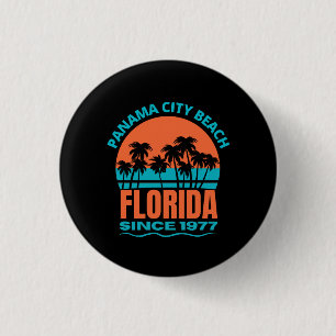 Panama City Beach Florida 1 Inch Round Button