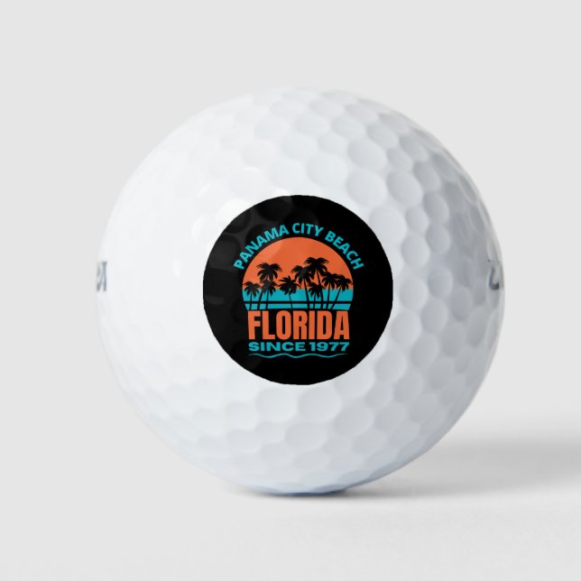 Panama City Beach Florida Golf Balls (Front)