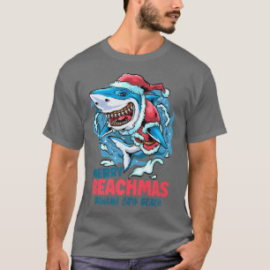 Panama City Beach Florida Merry Beachmas Christmas T-Shirt