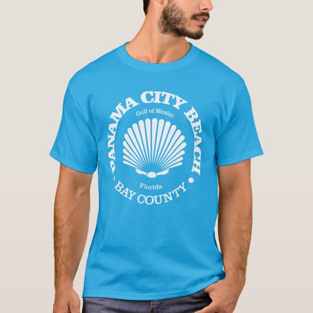 Panama City Beach (seashell) T-Shirt (Front)