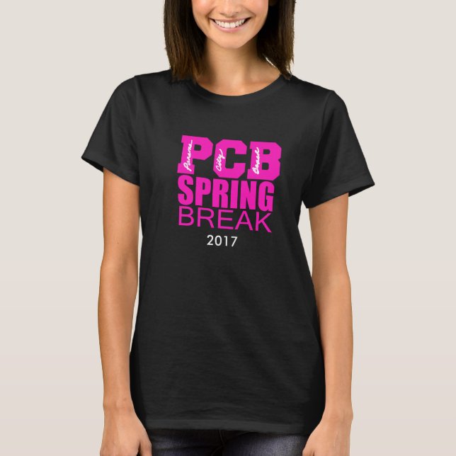 Panama City Beach Spring Break 2017 T-shirt (Front)