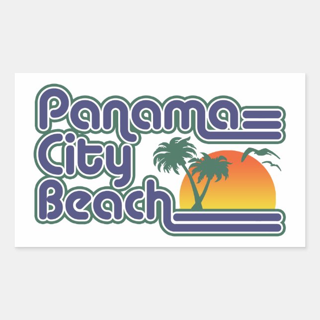 Panama City Beach Sticker (Front)