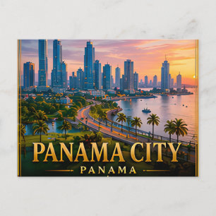 Panama City Canal and Casco Viejo 🗺️ Postcard