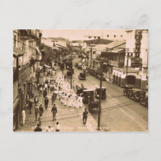 Panama City, Panama circa 1944 Postcard