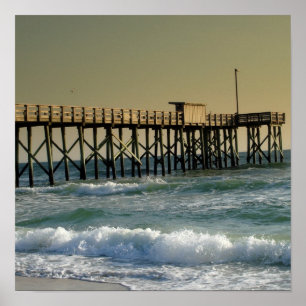 Panama City Pier Poster