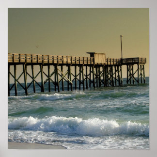 Panama City Pier Poster