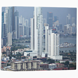 Panama City Skyline Binder