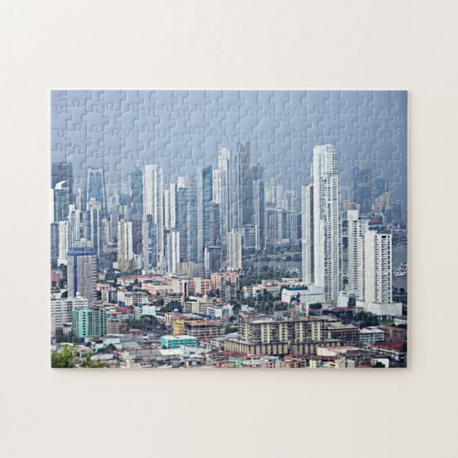 Panama City Skyline Jigsaw Puzzle (Horizontal)