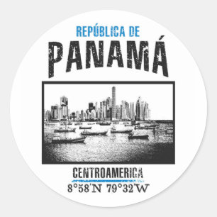 Panama Classic Round Sticker