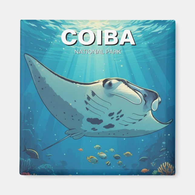 Panama Coiba National Park Travel  Magnet (Front)