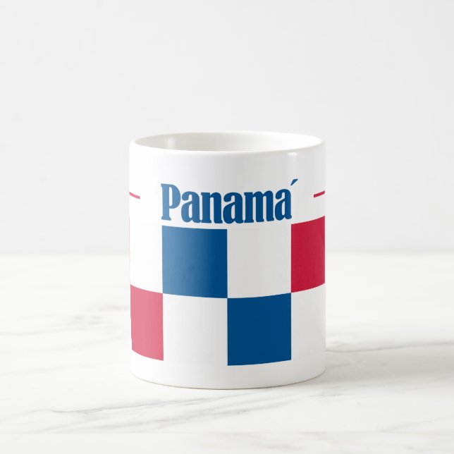 Panama Colour Squares Coffee Mug (Center)