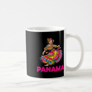 Panama Dancing Culture Woman Colourful Traditional Coffee Mug