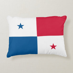 Panama flag accent pillow