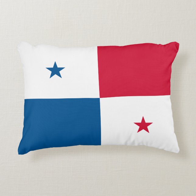 Panama flag accent pillow (Front)