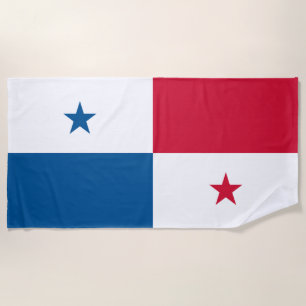 Panama flag beach towel