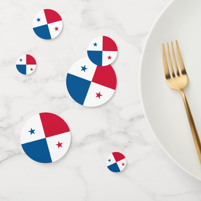 Panama flag confetti (Group)