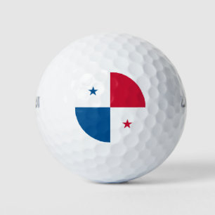 Panama flag golf balls