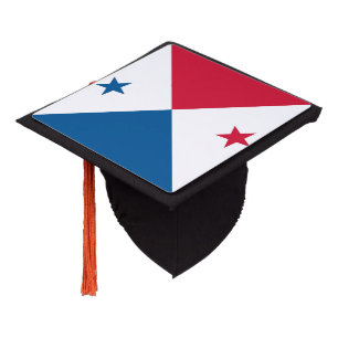 Panama flag graduation cap topper