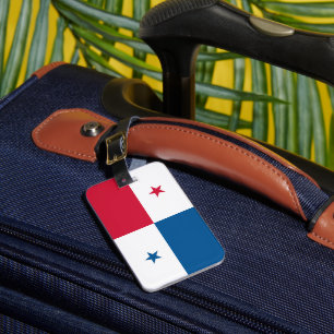 Panama flag luggage tag