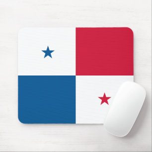 Panama flag mouse pad