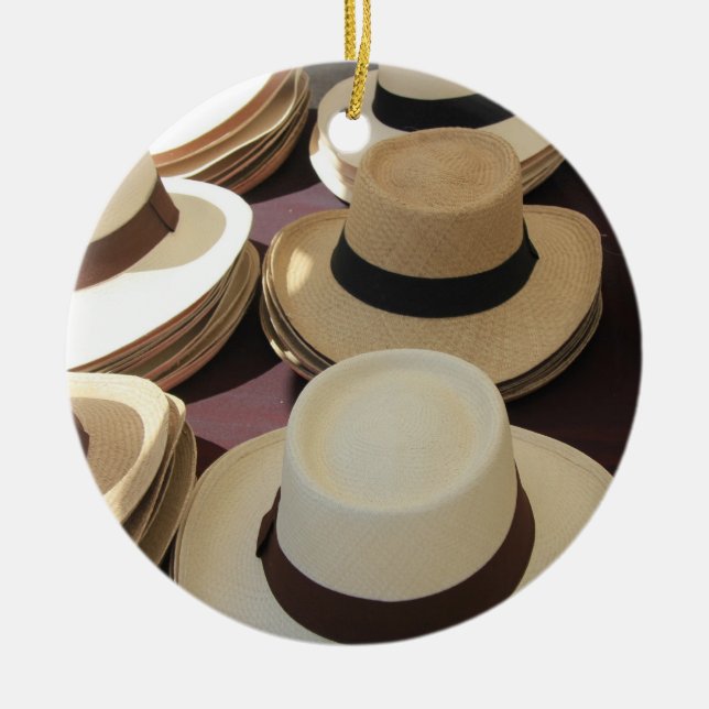 Panama hats ornament (Front)