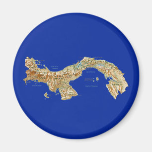Panama Map Magnet