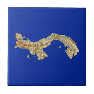 Panama Map Tile
