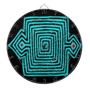 Panama Mola Tortoise - Blue Black Dartboard