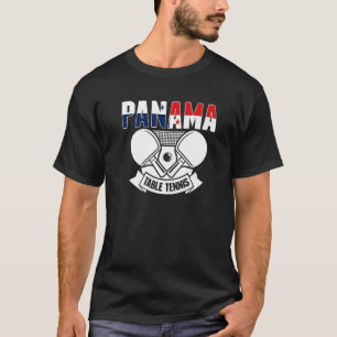 Panama Ping Pong   Panamanian Table Tennis Support T-Shirt