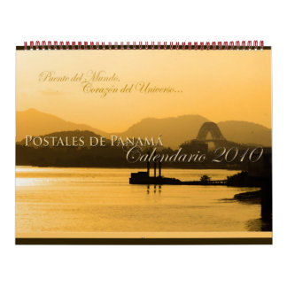 PANAMA POSTALS CALENDAR 2010