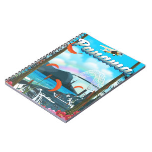 Panama River vacation print Notebook