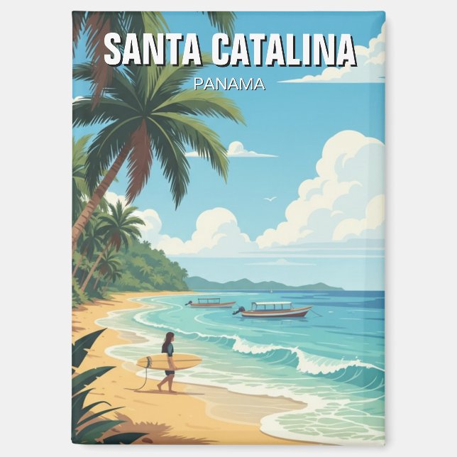 Panama Santa Catalina Travel  Magnet (Front)