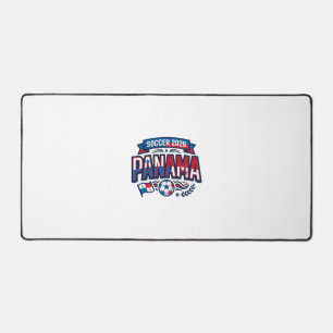 Panama Soccer 2026 Soccer Bold Country Typography Desk Mat