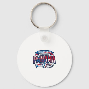 Panama Soccer 2026 Soccer Bold Country Typography Keychain