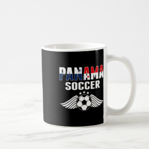 Panama Soccer Fans Jersey - Panamanian Flag Footll Coffee Mug