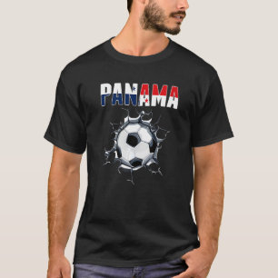 Panama Soccer Fans - Panamanian Football In Cracke T-Shirt