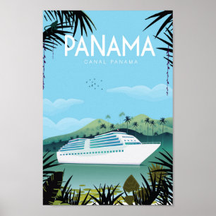 Panama travel poster, poster