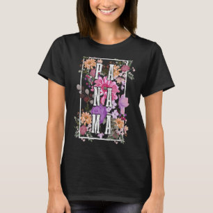 Panama Vintage Flowers Floral T-Shirt