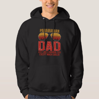 Panamanian Dad Retro Sunglasses Panama Father's Da Hoodie