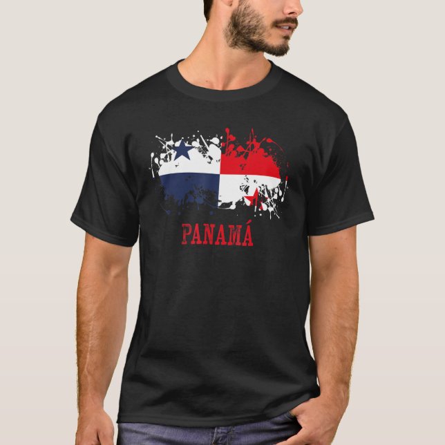 Panamanian enthusiasts for Panamá and Panama T-Shirt (Front)
