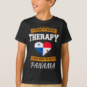 Panamanian Flag I Panama Flag I Vacation Panama T-Shirt