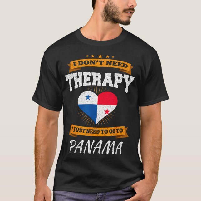 Panamanian Flag I Panama Flag I Vacation Panama  T-Shirt (Front)