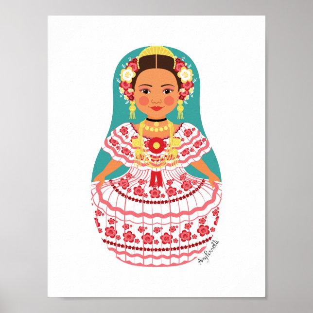 Panamanian Matryoshka Poster (Front)
