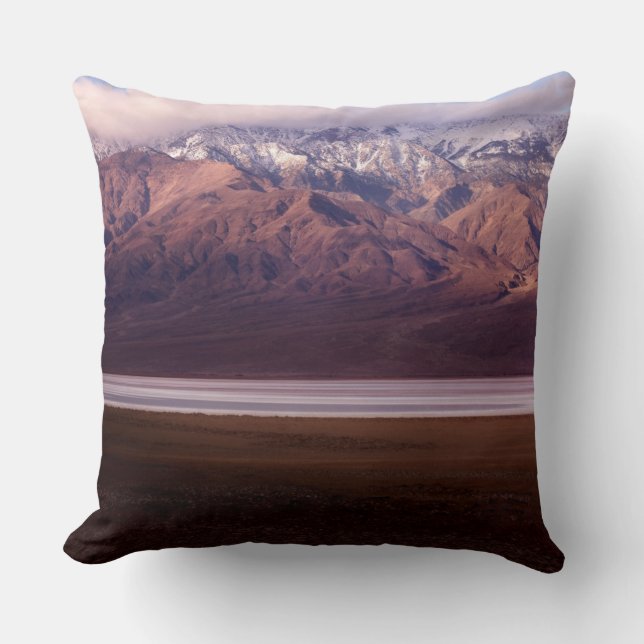 Panamint Range and Basin Throw Pillow (Front)