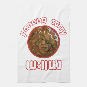 Panang Thai Curry ... Thailand Street Food Kitchen Towel