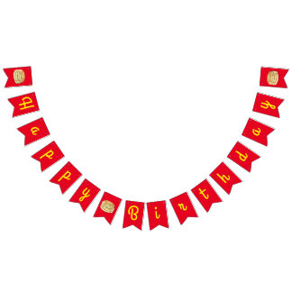 Pancake Birthday Party Flapjack Cute Kids Bunting Flags