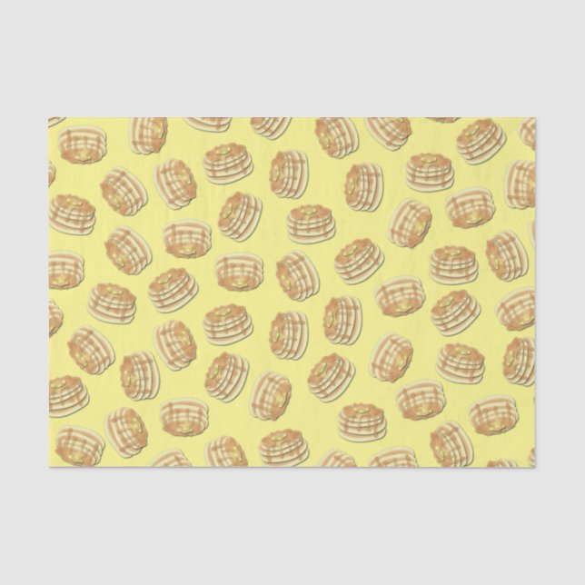 Pancake Birthday Party Flapjack Cute Kids Tissue Paper (Front)