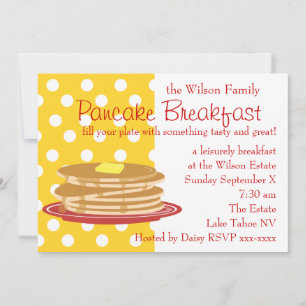 Pancake Breakfast Invitation