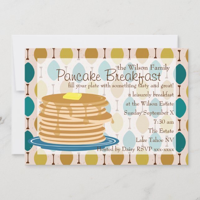 Pancake Breakfast Invitation (Front)